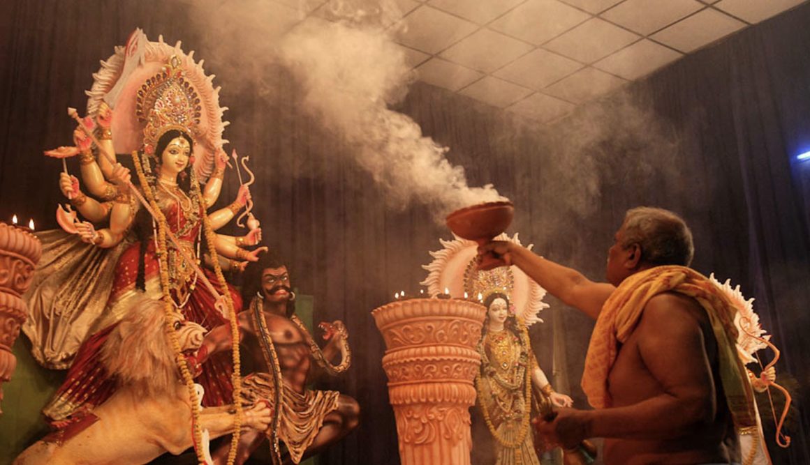 Durga Aarti Ceremony